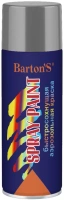 Быстросохнущая аэрозольная краска Barton's Bartons Spray Paint 520 мл серебро