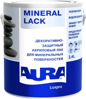 Лак для минеральных поверхностей декоративно защитный Aura Luxpro Mineral Lack 2.4 л