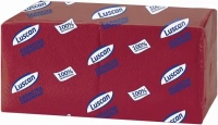Салфетки бумажные Luscan Profi Pack 400 салфеток в пачке бордовые