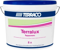 Краска акриловая для фасадных работ Terraco Terralux 8 л бесцветная база Clear