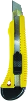 Нож строительный усиленный Бибер 135 мм ширина 18 мм пластик прямоугольный фиксатор