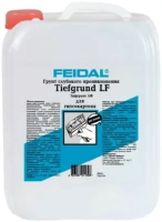 Грунтовка для гипсокартона глубокопроникающая укрепляющая Feidal Tiefgrund LF 5 л неморозостойкая