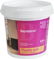 Пластичная краска для интерьеров Bayramix Plastic Profi 900 мл белая