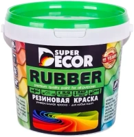 Краска резиновая Super Decor Rubber 1 кг белоснежная