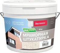 Мраморная штукатурка для фасадов и интерьеров Bayramix Ecostone 15 кг №774