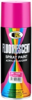 Флуоресцентная спрей краска пылающе яркая Bosny Fluorescent Spray Paint 520 мл пурпурная