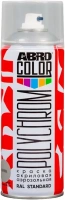Краска акриловая аэрозольная Abro Color Polychrome 400 мл бело алюминиевая
