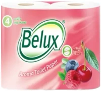 Бумага туалетная Belux Aroma Ягодный Микс 4 рулона в упаковке