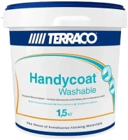 Шпатлевка тонкослойная для финишного выравнивания Terraco Handycoat Washable 1.5 кг