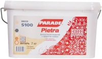 Декоративное покрытие Parade S100 Deco Pietra 7 кг янтарь