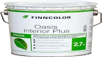 Краска для стен и потолков Финнколор Oasis Interior Plus 2.7 л белая