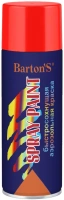 Быстросохнущая аэрозольная краска Barton's Bartons Spray Paint 520 мл красная RAL3020