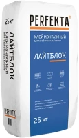 Клей монтажный для газобетонных блоков Perfekta Лайтблок 25 кг серый