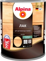Лак для деревянных полов Alpina 2.5 л шелковисто матовый