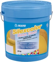 Цветная паропроницаемая силикатная грунтовка Mapei Silexcolor Base Coat 20 кг