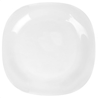 Тарелка десертная, стеклокерамика, 19 см, квадратная, Carine White, Luminarc, H3660/ L4454/N6803, белая