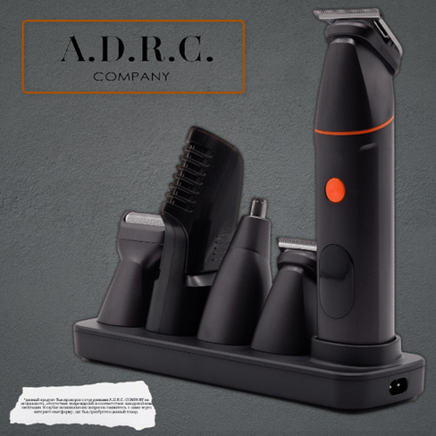 Профессиональный набор для стрижки волос, салонная машинка для стрижки волос 11 в 1, для носа и ушей, A.D.R.C Company
