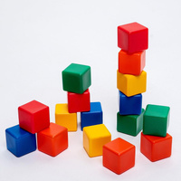 Набор цветных кубиков,16 штук 6 × 6 см Соломон
