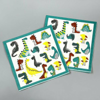 Страна Карнавалия Салфетки бумажные «Динозавры», набор 20 шт.