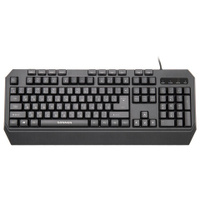 Клавиатура проводная SONNEN KB-7700 USB 104 клавиши + 10 программируемых клавиш RGB черная 513512