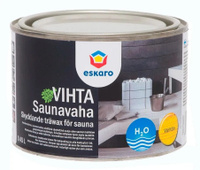 Средство декоративно-защитное для деревянных поверхностей Eskaro Saunavaha Vihta бесцветный база ЕС EWO001 (0.45л)