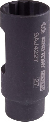 Головка для датчика температуры KING TONY 9AJ4227 1/2", 27 мм, двенадцатигранная