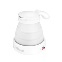 Электрический чайник Kitfort КТ-667-1 0,6 л складной белый