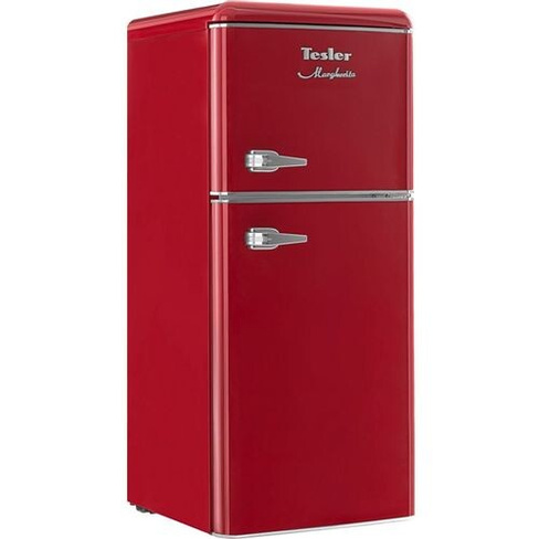 Холодильник двухкамерный TESLER RT-132 красный