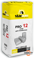 StarBau Клей для газобетона PRO 12 зимняя серия (25 кг)