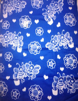 Одеяло байковое 57-6ЕТЖ, 100% хл. 118х100 (голубой) Ермолино