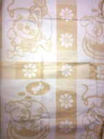 Одеяло байковое 57-4ЕТОЖ, 100% хл. 118х100 (коричневый) Ермолино