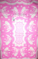 Одеяло байковое 57-8ЕТЖ "Кружево", 100% хл. 140х100 (розовый) Ермолино