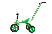 Велосипед трехколесный Galaxy Лучик Малют 3, с ручкой, колеса из ЭВА (зеленый)