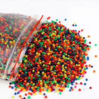 Орбизы разноцветные для детей/ Гидрогелевые шарики растущие в воде для растений и декора/Аквагрунт 10 г.