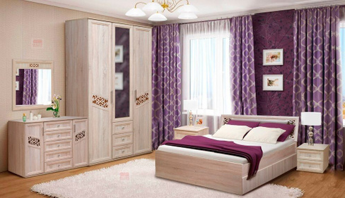 Модульная спальня Ольга-14 Фант-Мебель
