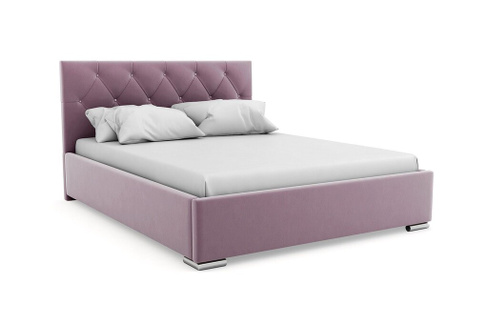 Кровать Милан 1800 с ламелями/стразы Здоровый Сон