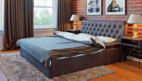 Кровать Дженни 1800 мм с подъемным механизмом БОН-Мебель