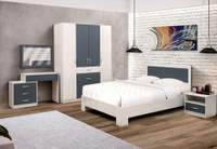 Модульная спальня Венеция 6 с кроватью 1600*2000 мм Матрица