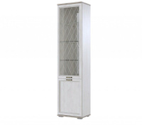 Шкаф-пенал со стеклянной дверью Александрия ШК-112 (Серия 3) SV-Мебель