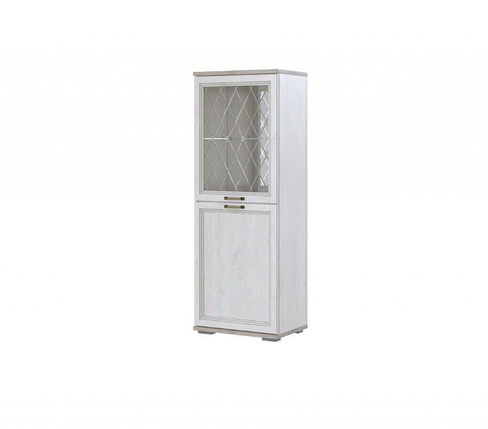 Шкаф низкий со стеклянной дверью Александрия ШК-117 (Серия 3) SV-Мебель