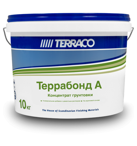 Грунтовка акриловая Terraco Террабонд А концентрат 10 кг 6821010