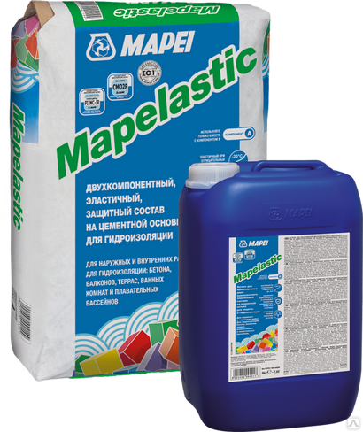 Гидроизоляция Mapei Mapelastik B компонент В 8 кг 381