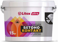 Грунтовка Литокс Betonocontakt Грунтовка Litox Ultra 15 кг 42 шт/пал ЛИТОКС