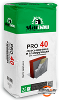 Клей StarBau для приклейки и армировки PRO 40 (25 кг)