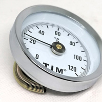 Термометр накладной с пружиной (0-120 С), TIM, арт. Y-63A-120 от компании Инженерная Сантехника TIM купить в городе Москва
