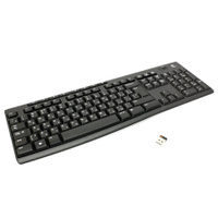 Клавиатура беспроводная LOGITECH K270 104 клавиши + 8 дополнительных клавиш мультимедийная черная 920-003757