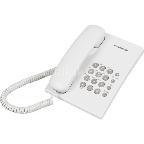 Проводной телефон Panasonic KX-TS2350RUW, белый