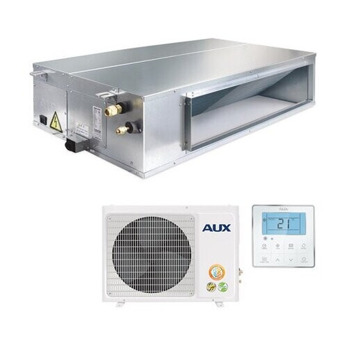 Канальный кондиционер AUX ALMD-H48/5DR2 + AL-H48/5DR2(U), серебристый AUX