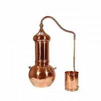 Аламбик CopperCrafts с колонной 10 литров, с термометром, два резьбовых соединения Copper Crafts