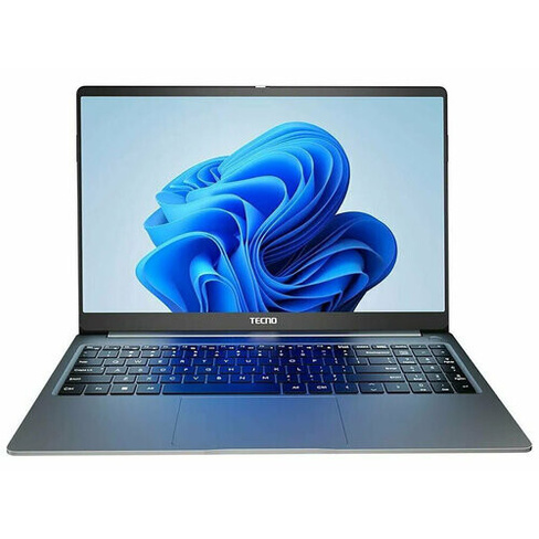 Ноутбук TECNO Megabook T1 T15DA Space Grey 4894947015243 (15.6", Ryzen 7 5800U, 16 ГБ/ SSD 1024 ГБ, Radeon Graphics) Сер